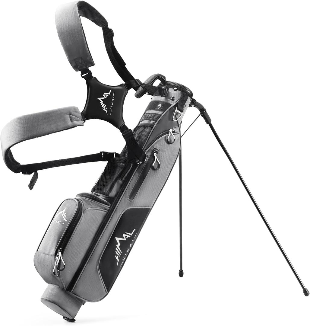uniHimal Par 3 Golf Bag Small Lightweight with Dual Shoulder Straps Pitch n Putt Golf Bag Easy to Carry and Durable for Men/Women 31.5 inches Tall