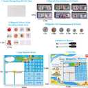 GOLDGE 62-Piece Magnetic Math Set for Kids 3-8: Number Learning Toys Develop Early Math Skills, Preschool Games for Boys & Girls, Multicolored Educational Toy Kit