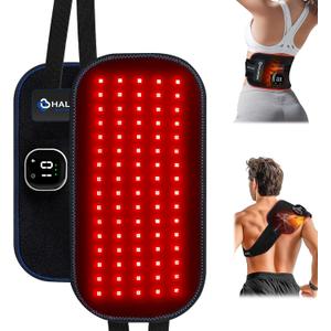 Red Light Therapy for Body, 5 Modes 3000mAh Cord-Free Controller, 15" x 7.1" Infrared Light Pad with 3-in-1 LED Bead 660nm & 850nm for Back Waist Shoulder Knee Leg Muscle