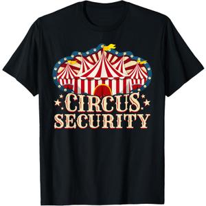 Circus Party - Circus - Circus Security T-Shirt, Size: Large