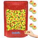Fruidles Sour Flowers Gummi Candy, Delicious Sugar Coated Fruit Flavors Gummies (2.2 Pounds), Blue (EXP 07/31/27)