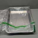 Stainless Steel Cat Litter Box, 17.7"×13.8"×2.8" Metal Litter Pan, Small Litter Box for Little Cats Kittens, Easy Cleaning