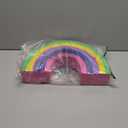 BLUE PANDA Rainbow Pinata - Small 16.8 x 3 x 10.7 in Rainbow Paper - Durable Corrugated Paper & Easy Fill - Birthday Party Pinata for Kids, Baby Shower & Pride