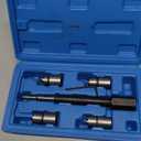 19 PCS Universal Injector Seat Cleaning Set Diesel Engines Injector Seat Cleanner Brush Kit with Drivers (5pc Diesel Injector Seat Cutter Cleaner)