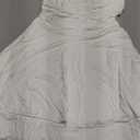 MEROKEETY Women's 2025 Summer Strapless Tube Dress Sexy Off Shoulder Ruffle Tiered Flowy Mini Dresses, White, S