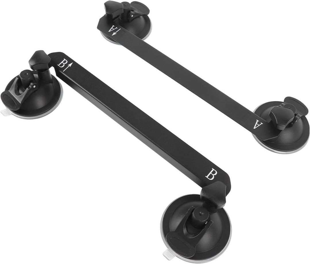 Satellite Suction Cup Mount, Satellite Car Window Mount Strong Suction Design, Satellite Dish Mounting Kit for Car Window and Sunroof, Ensures Stable While Driving