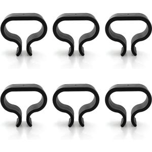 6PCS 2.13 Inch Garden Arrangement Sofa Rattan Chair Fixing Clips Plastic Segmented Connector Fasteners Outdoor Patio Furniture Clamp