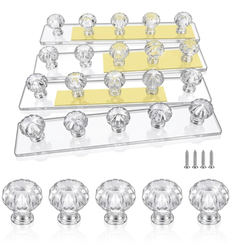 Necklace Hanger, Acrylic Necklace Holder, Necklace Organizer Wall Mount, Jewelry Hooks for Necklaces, Bracelets, Chains 