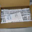 Over The Door Pantry Organizer6-Tier Over The Door Organizer with Adjustable BasketMetal Hanging Pantry Organizers and Storage for Kitchen, Back of Door Seasoning Rack (White)