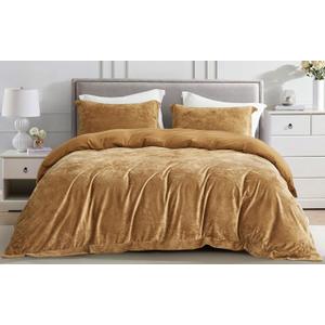 Full Size Comforter Sets- 7 Pieces Soft Terracotta Bed in a Bag with Fitted Sheet, Flat Sheet, 2 Pillow Shams, 2 Pillowcases, Warm Bedding