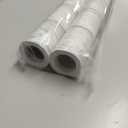 Kolldenn 2 Rolls White Wood Fabric Paper Bulletin Board Roll 4 x 12 ft