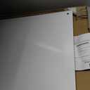 TSJ OFFICE Glass Dry-Erase Board - 36 x 24 Inches Wall Mounted Black Glass Magnetic Whiteboard, Frameless Large White Board for Office, Home & School