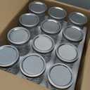 VERONES Wide Mouth Mason Jars 22oz, 12 Pack 22 oz Wide Mouth Mason Jars with Lids and Bands, Ideal for Jam, Honey, Wedding Favors, Shower Favors