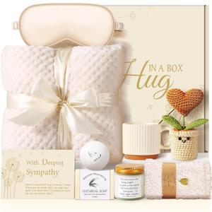Sympathy Gift Baskets Sympathy Gifts for Loss of Loved One Mother Father Husband Mom Dad, Memorial Condolences Grief Bereavement Gift Ideas for Loss, Miscarriage Gifts for Mothers Women Care Package