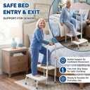 2 Step Stool with Handle for Elderly Adults Handicap
