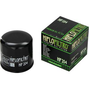 HiFloFiltro HF204 Black Standard Premium Oil Filter, Single