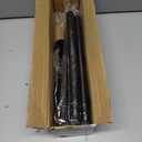 Double Shower Curtain Rod 28 to 75 Inches Elegant Double Shower Rod Adjustable Wall Mounted Double Shower Curtain Pole for Bathroom (Black, 28 to 75")