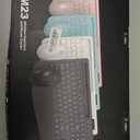 Wireless Keyboard and Mouse Combo - Full-Sized Ergonomic Keyboard with Wrist Rest, Phone Holder, Sleep Mode, Silent 2.4GHz Cordless Keyboard Mouse Combo for Computer, Laptop, PC, Mac, Windows (Green) (1 PACK)
