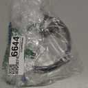 Master Lock Black Python Bike Lock with Key, Adjustable Metal Cable Lock has a Weather Resistant Vinyl Coating for Outdoor Equipment, Bicycles, 6 Feet Long, 8417D