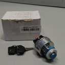 MGI SpeedWare 4-Position Universal Ignition Key Switch for 12V Car, Truck, Tractor, Trailer, Forklift - Acc/Off/IGN/(Start)