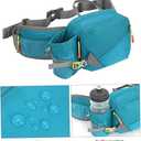 Waterproof Hiking Fanny Pack with Bottle Holder - Adjustable Running Belt & Dog Walking Waist Pack for Men & Wome