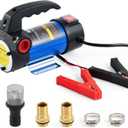 Orion Motor Tech Diesel Transfer Pump, 12V Fuel Transfer Pump, 12 gpm Portable Electric Fuel Pump for Oil Change, Automotive Marine Self Priming Oil Extractor Pump Suction Pump, Oil Not Included