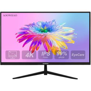 27 Inch 4K UHD (3840x2160) Monitor, Dual Mode 4K@60Hz/2K@144Hz, IPS Panel, Borderless Design, HDR400, 99% sRGB, Work & Gaming Monitor for Designers, Office, and PC Gaming with HDMI DP Type-c