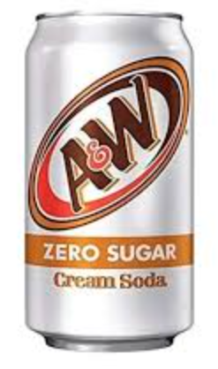 A&W Zero Sugar Cream Soda 10 Pack BBD: AUG 05 2026