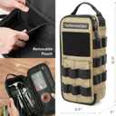 Tufformation Heavy Duty Small Tool Bag Pouch Portable Utility Organizer Case with Zipper Handle. Perfect for EDC, Motorcycle, Road Bike, Electricians & More