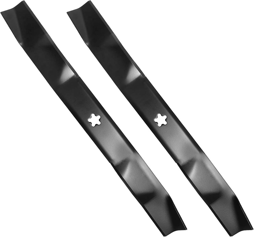 134149 Mower Blades Fit for Craftsman Hu sqvarna Poulan Pro 42" Deck, 21" Mulching Blades for Craftsman LT2000 LT1000 YT4000, Hu sqvarna YTH18542 YT150, Replace 532134149 422719 424752