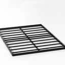 SHLAND Queen Box Spring 2 Inch Low Profile Bunkie Board Bed Slat Replacement with Fabric Cover, Sturdy Metal Structure, Mattress Surpoort Base, Noise Free, Easy Assembly
