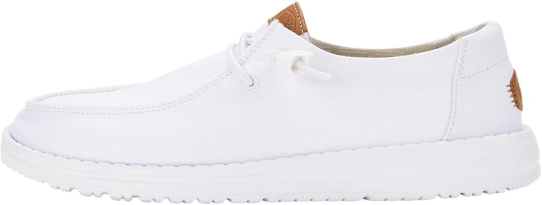 Hey Dude Women's Wendy Canvas (7, White)