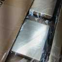 HillhutApex 4 Step Foldable Aluminum Step Ladder with Handgrip, Anti-Slip Pedal, 330 lbs Capacity, Lightweight & Portable for Home, Kitchen, Office, Garage (Gold)