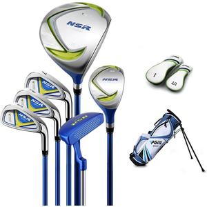PGM Golf Club Set - 6 Pieces Junior Complete Golf Club Set for Kids Children - Right Handed - (#16, #26,#7,#9,#S), Putter, Golf Stand Bag