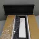 HOOBRO Floating Shelves, Wall Shelf Set of 3, 35.4 Inches Hanging Shelf with Raised Edge and Invisible Brackets, for Bathroom, Bedroom, Kitchen, Office, Living Room Decor, Black BK90BJ01