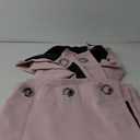 BGment Baby Pink 100% Blackout Curtains for Girls Bedroom 45 Inch Length, Thermal Insulated Full Light Blocking Grommet Noise Cancelling Small Window Curtains for Nursery 2 Panels Each 52 Inch Wide