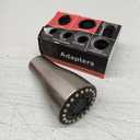 Pull Down Spray Head Replacement - for Kitchen Faucet Sprayer Head with 15 Adapters, 3 Function Pull Out Faucet Spray Nozzle, Brushed Nickel