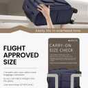 LOVEVOOK Carry On Luggage 22x14x9 Airline Approved, 22 Inch Softside Suitcases with Spinner Wheels, Lightweight Carry-on Suitcase with TSA Lock for Women Men, Large Luggage for Travel Business Trip