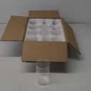 12pcs Clear Cylinder Vases for Centerpieces, Glass Flower Vases for Wedding Decorations and Home Decor, 6 Inch Glass Hurricane Candle Holder for Table Shelf