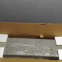 SUPERFLO 4 Gallon Bathroom Trash Can Tilt Out Trash Bin Cabinet, Hidden Trash Can Cabinet Recessed Wall Mounted Stainless Steel with Toilet Paper Holder for Bathroom/Bedroom/Office Renovation, Black (8x26 inch)