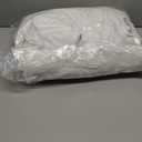 Amazon Basics Hypoallergenic Quilted Mattress Topper Pad, Cover 18 Inches Deep, Full, White