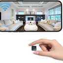 Mini Camera Home Wireless Security Cam Indoor HD Camera Small Smart WiFi House Portable Cameras Tiny House Nanny Body Cam Battery Life Powered Body Cameras 150 Wide Angle Night Vision Motion Detection