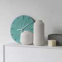 Ceramic Vases in Nordic Style, Modern Vase Deco for Pampas Grass, Boho Deco for Windowsill, Vases Set in White Matt, Flower Vase as Home Decoration for Fresh Flowers, Dried Flowers, Set of 2