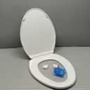 KOHLER 20110-0 Brevia, Slow Close Toilet Seat, Elongated Toilet Seat, Grip-Tight Bumpers Quick-Attach Hardware, White