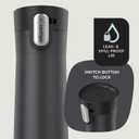 Contigo West Loop 3.0 Stainless Steel Insulated Travel Mug, Leak Proof with AutoSeal Lid, 24oz, Matte Black