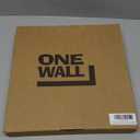 ONE WALL 12 x 12 Inch Vinyl Record Frame for Play & Display Album, Solid Wood Front-Opening Frame Mount LP Covers with Clear Acrylic, Black