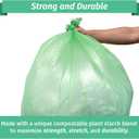 Reli. Compostable 13 Gallon Trash Bags | 150 Count Bulk | ASTM D6400 | Green | Eco-Friendly | For Compost