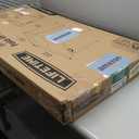 LIFETIME 280228 37-Inch Square Fold-in-Half Table, White Granite Top with Gray Frame