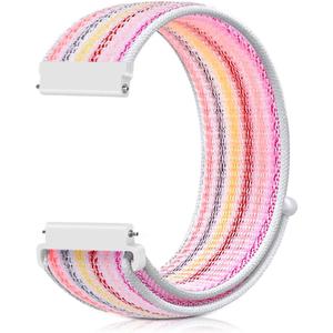 18mm Nylon Sport Quick Release Watch Bands Compatible with Garmin Venu 4 41mm/3S 41mm/Venu 2S/Vivoactive 4S/Vivomove 3S/Active S/Forerunner 265S(42mm)/255S/Fossil Women's Gen 6 42mm/5E 42mm Women Men