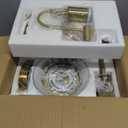 WILON Gold Wall Sconces Set of Two Indoor Wall Lights with E26 Base Industrial Gooseneck Barn Wall Lamp Modern Brass Wall Sconce Light for Bedroom Living Room Kitchen Sink Bedside Bathroom